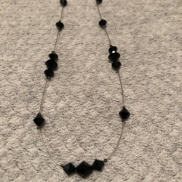 Black Bead Wire Choker - Picture 1 of 4